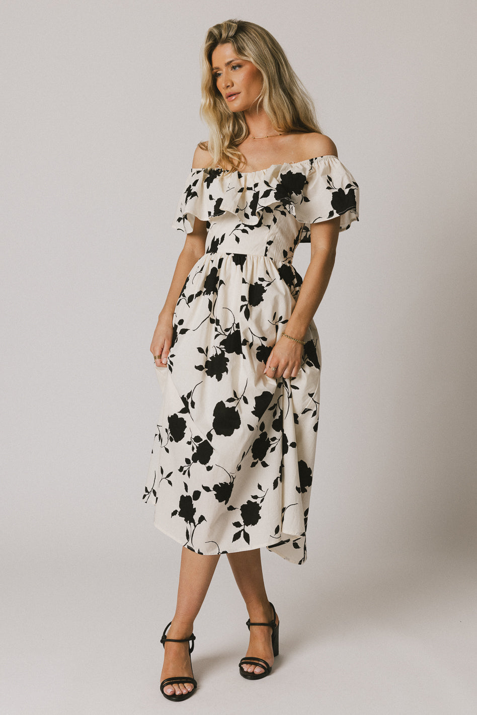 Chaney Floral Midi Dress - FINAL SALE