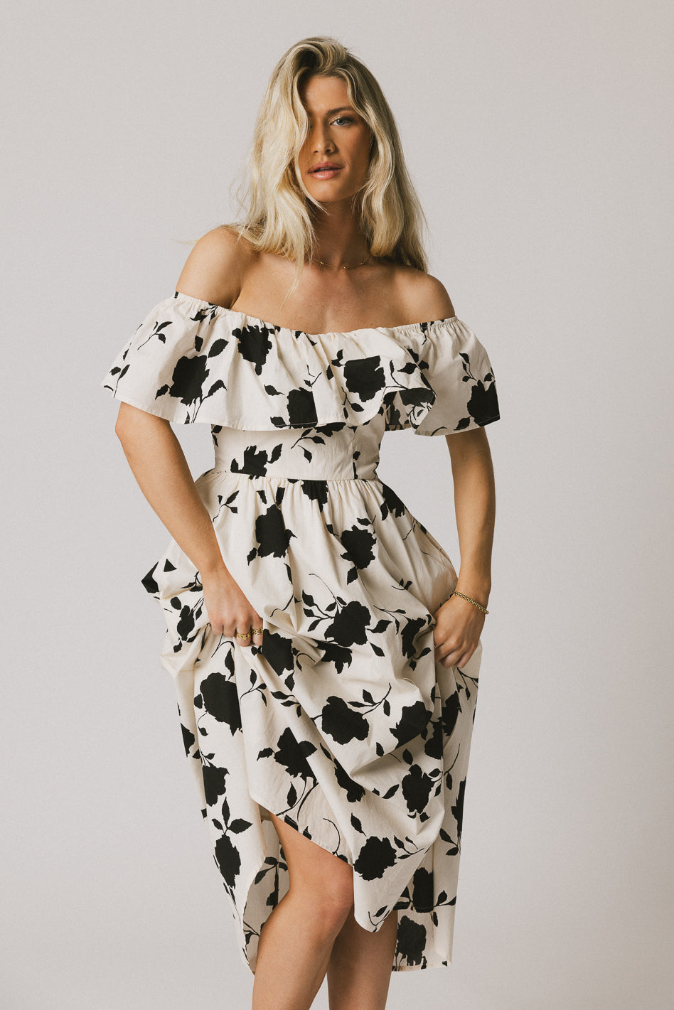 Chaney Floral Midi Dress - FINAL SALE