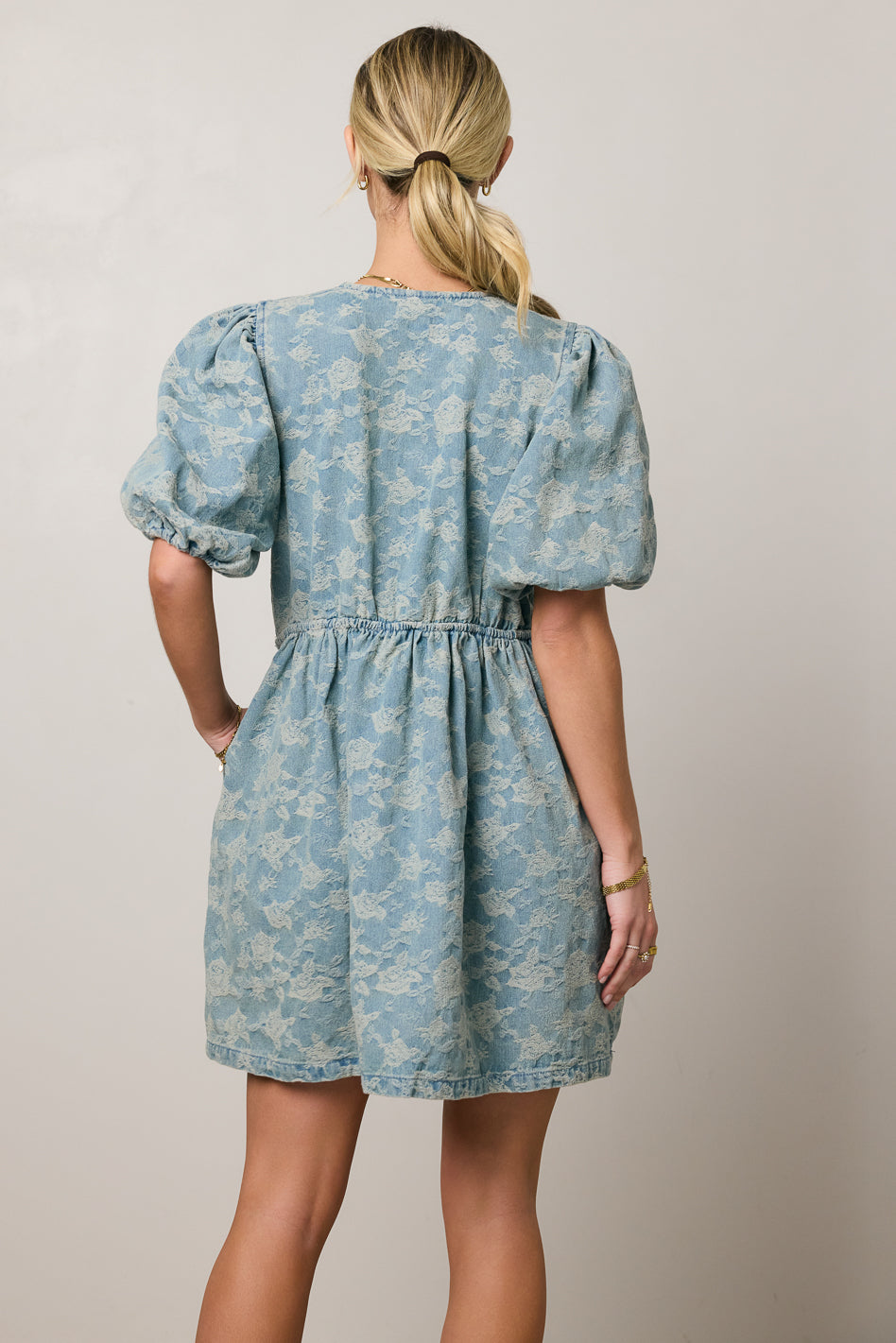 Pony Denim Mini Dress
