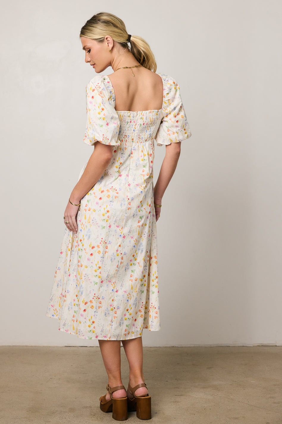 Claire Floral Midi Dress - FINAL SALE