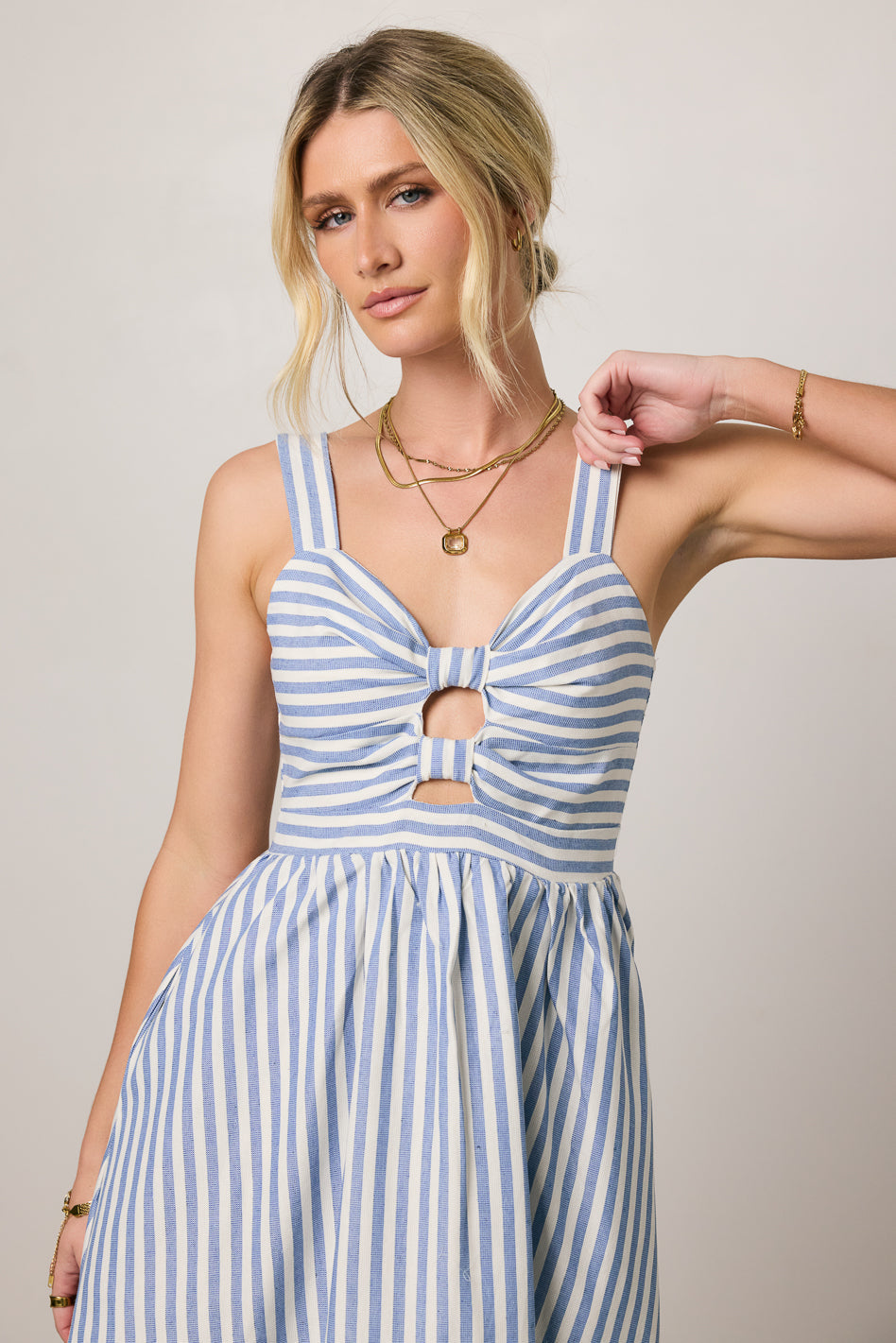 Archie Striped Midi Dress - FINAL SALE