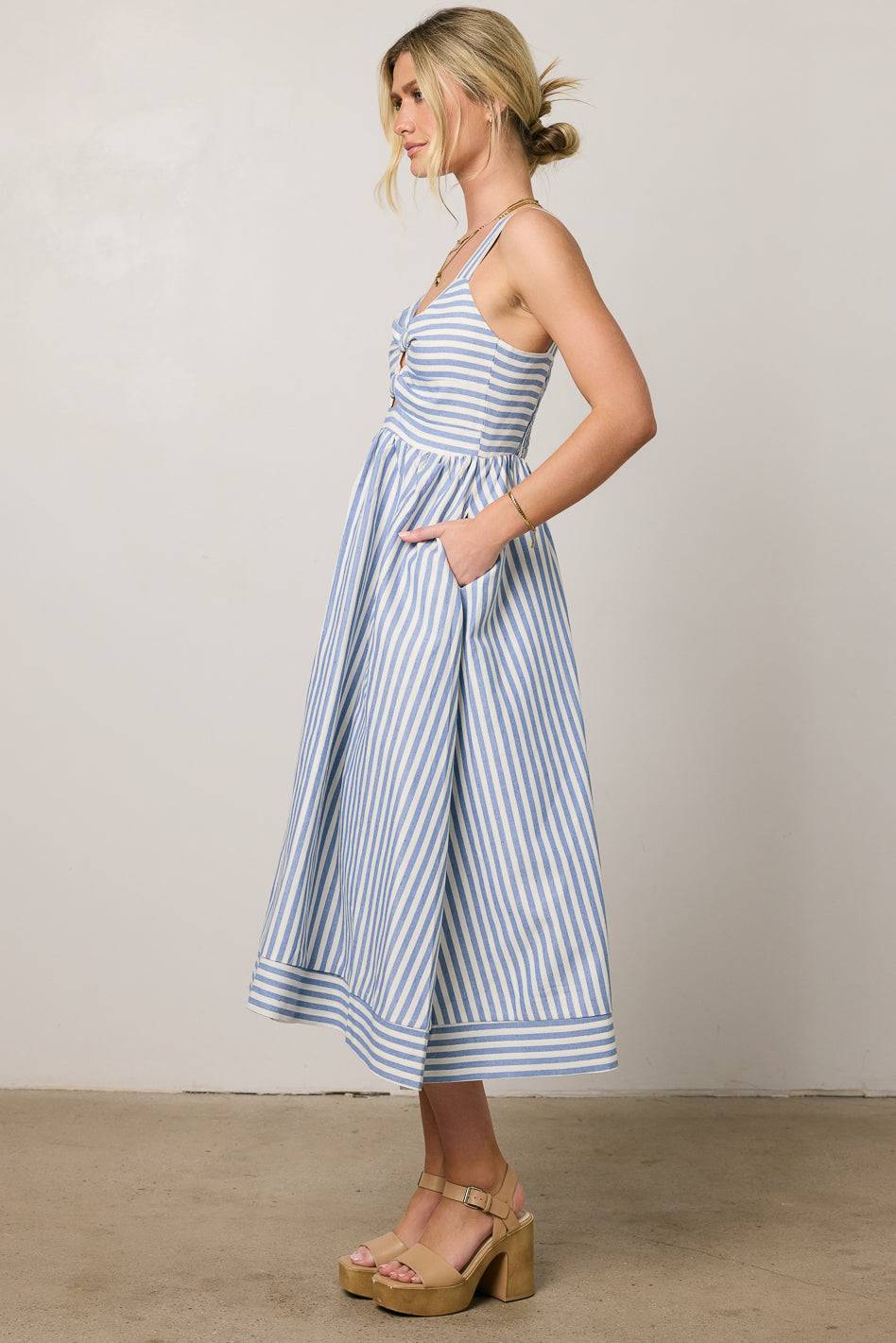 Archie Striped Midi Dress - FINAL SALE