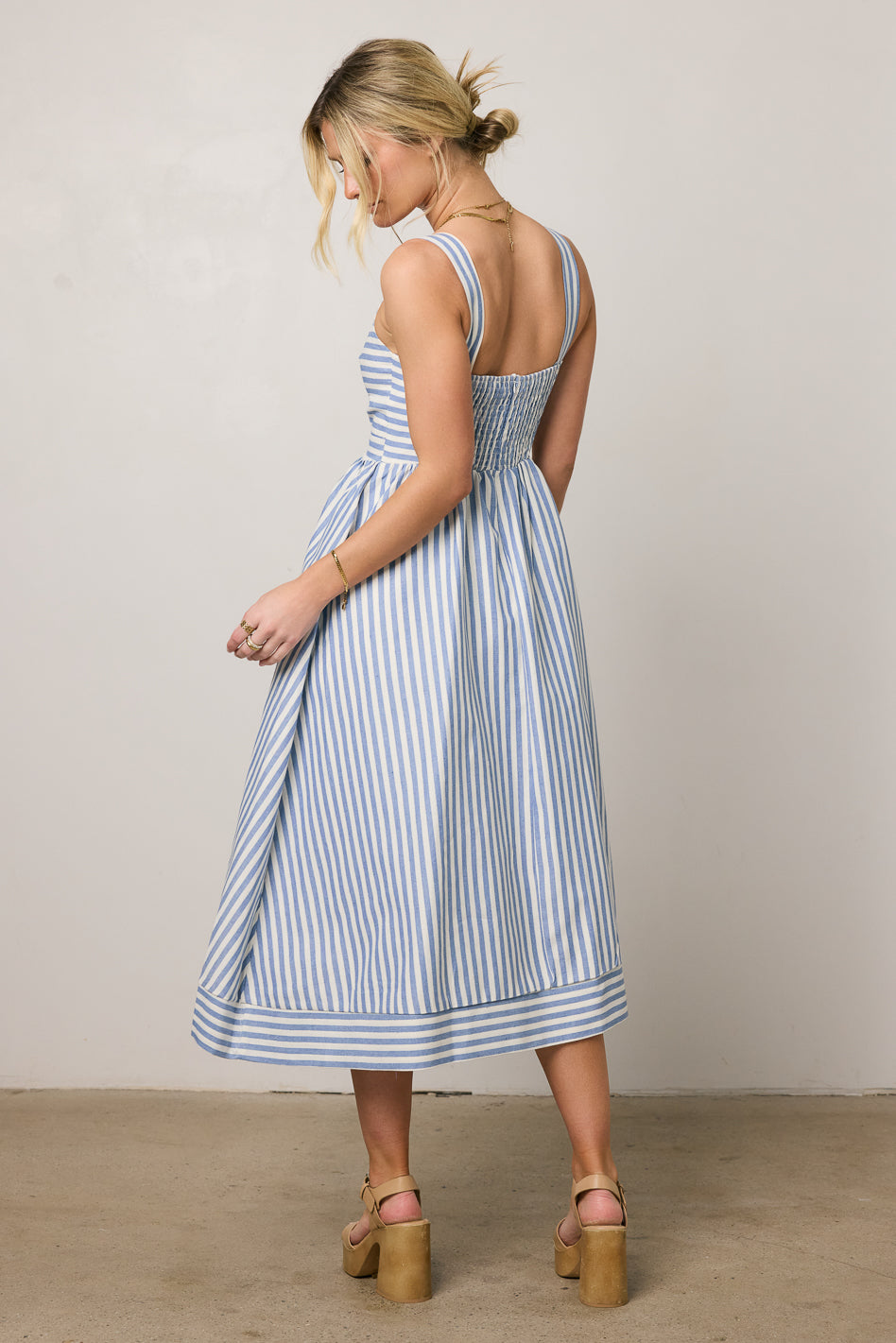 Archie Striped Midi Dress - FINAL SALE