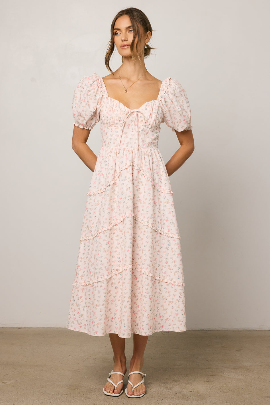 Jamie Floral Midi Dress