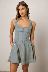 Salem Striped Mini Dress - FINAL SALE