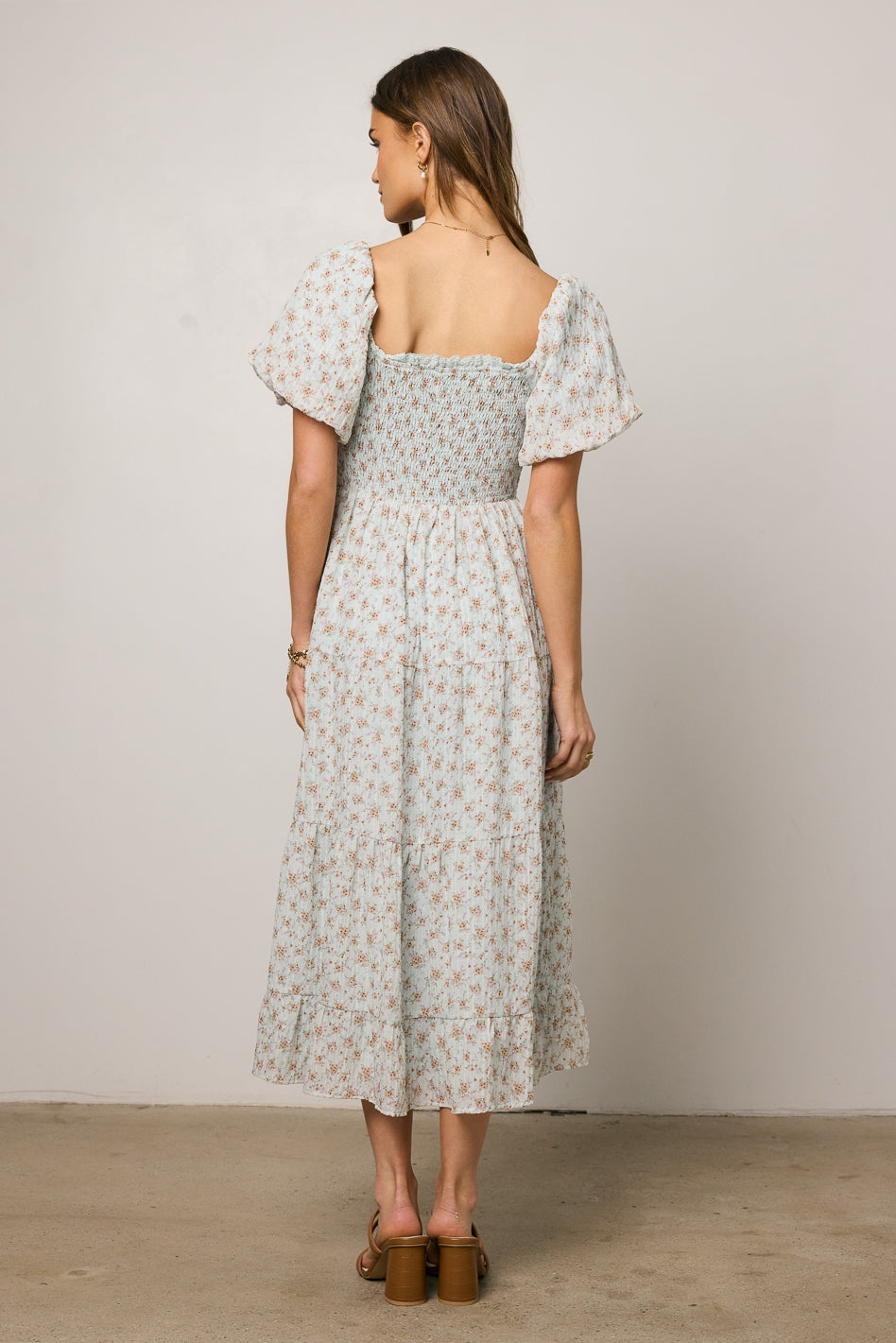 Asha Floral Midi Dress - FINAL SALE