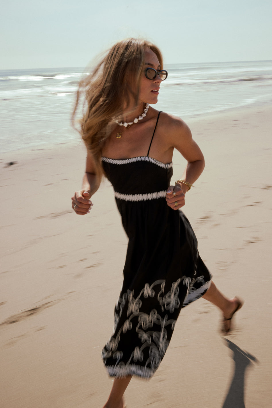 Etta Embroidered Midi Dress - FINAL SALE