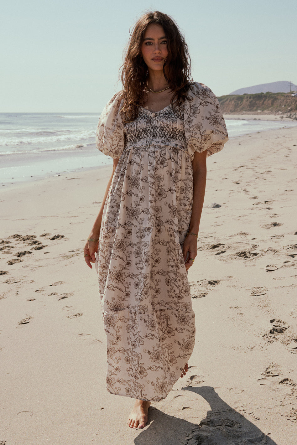 Dannica Floral Smocked Dress - FINAL SALE