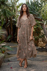 Maribel Dress in Olive