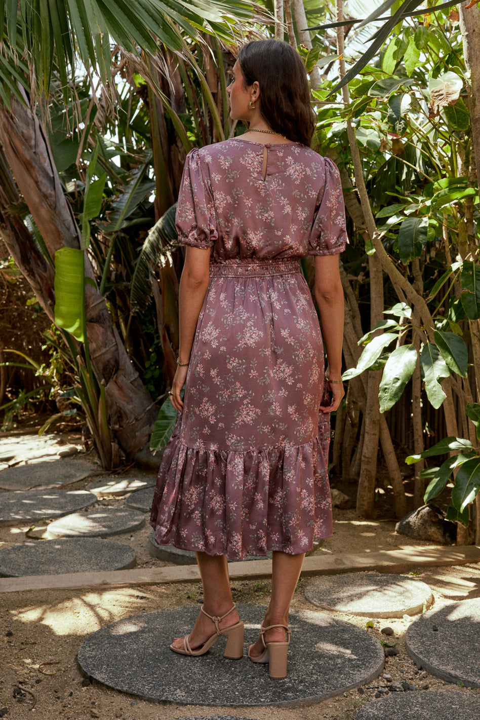 Quinlan Floral Midi Dress - FINAL SALE