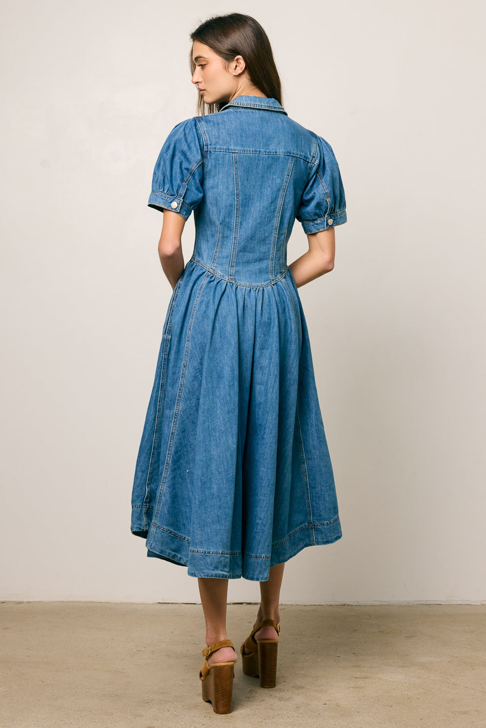 Mylie Denim Maxi Dress