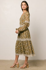 Suzan Floral Midi Dress - FINAL SALE