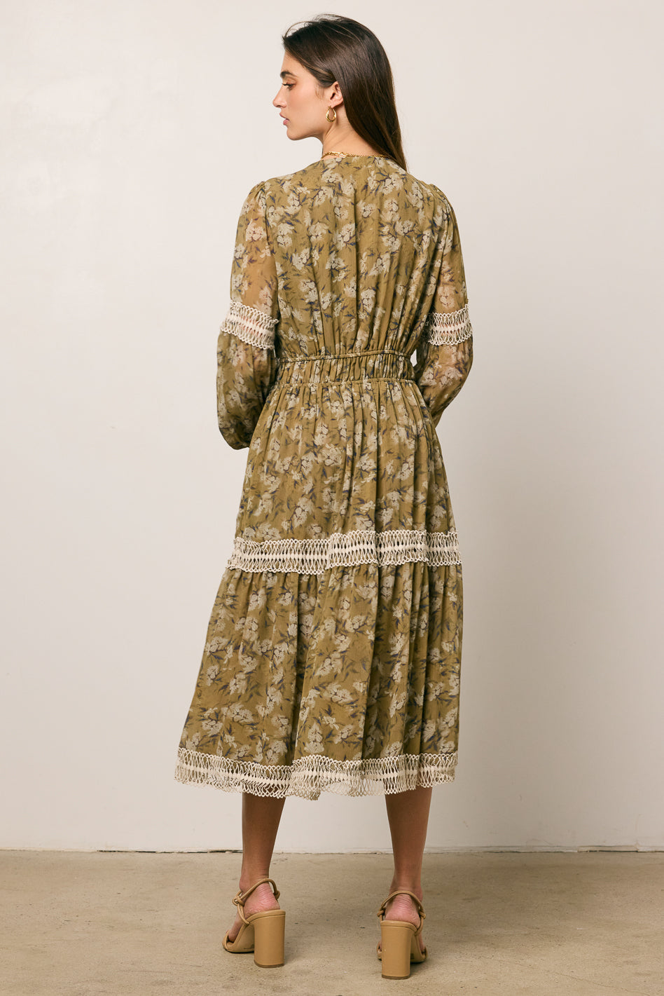 Suzan Floral Midi Dress - FINAL SALE