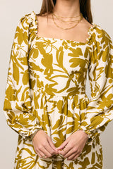 Soren Midi Dress in Mustard - FINAL SALE