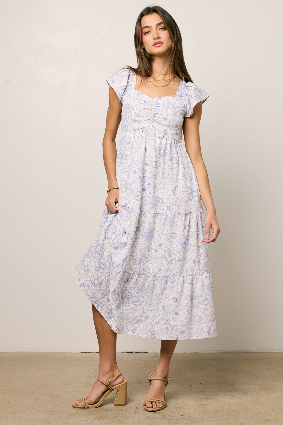 Jenny Floral Midi Dress - FINAL SALE