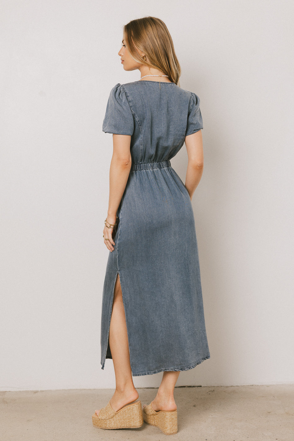 Gael Denim Maxi Dress - FINAL SALE