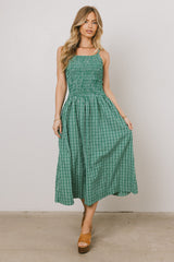 Reid Plaid Midi Dress - FINAL SALE