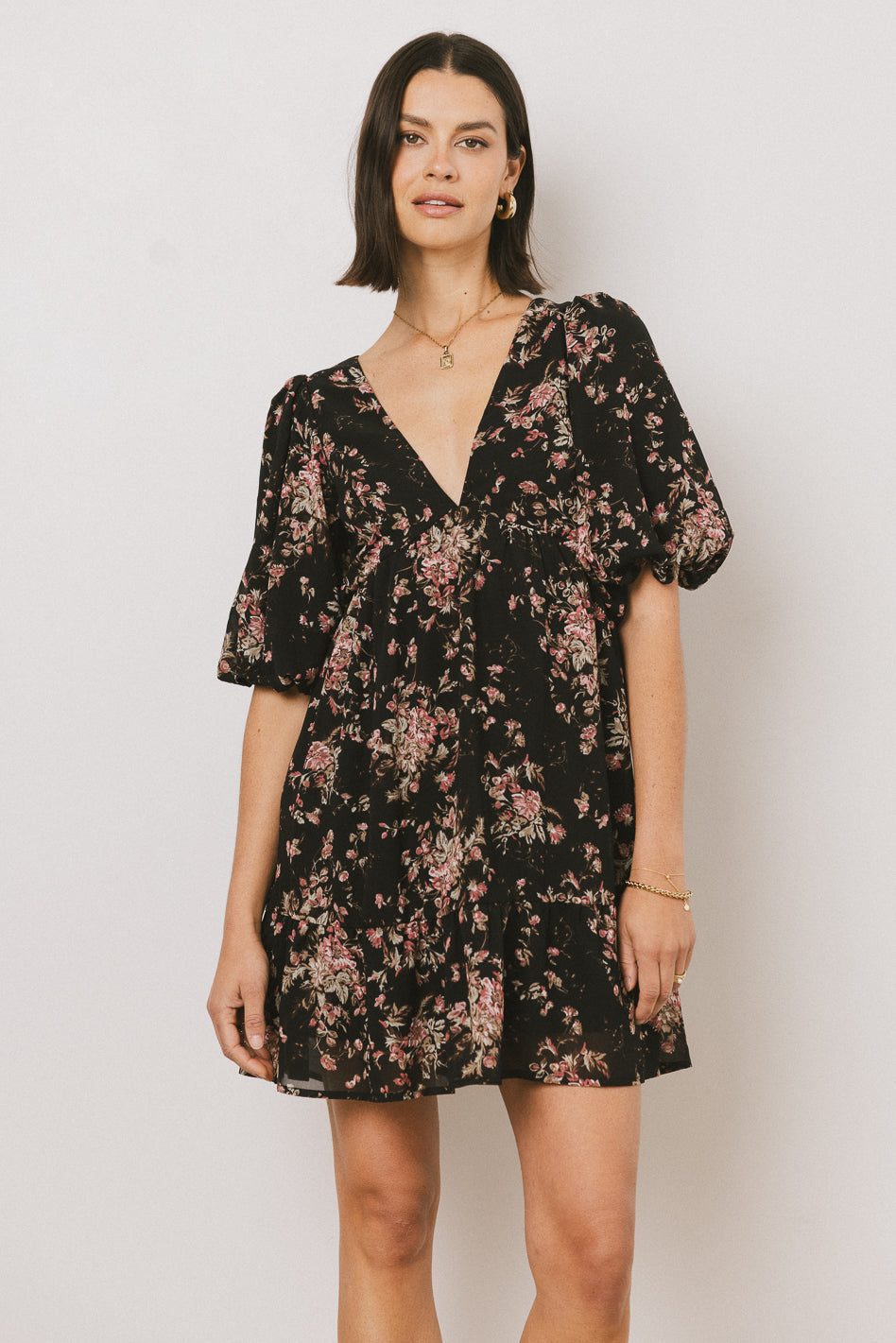 Kelcey Floral Mini Dress - FINAL SALE