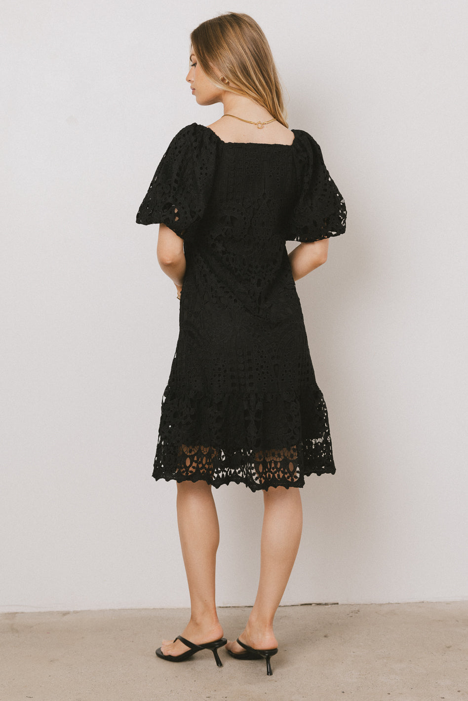 Antoine Eyelet Lace Dress