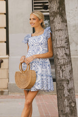 Stella Embroidered Mini Dress - FINAL SALE