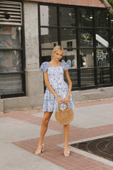 Stella Embroidered Mini Dress - FINAL SALE