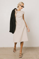 Kyra Midi Dress in Khaki - FINAL SALE