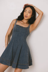 Bennett Denim Mini Dress - FINAL SALE