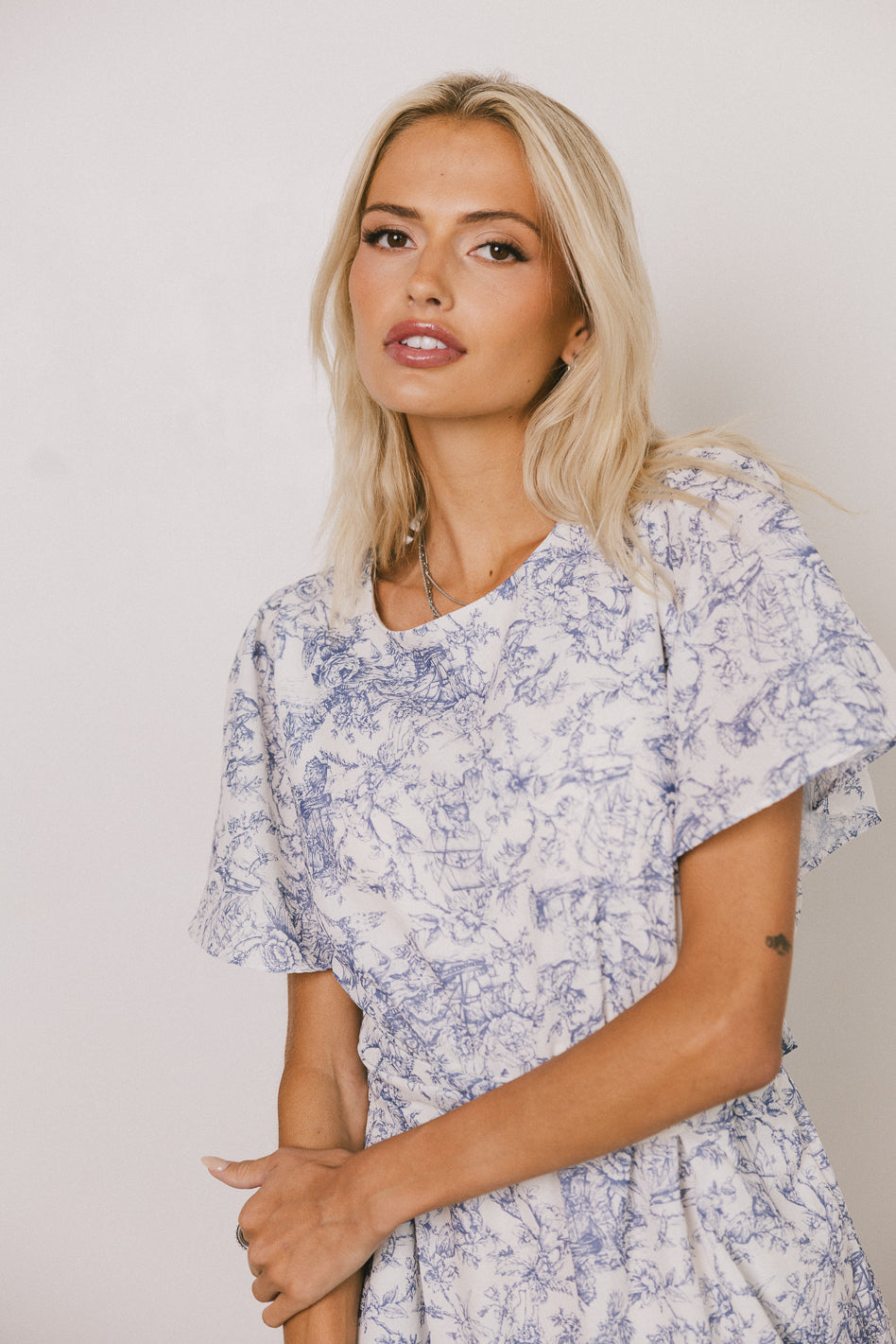 Theresa Floral Midi Dress