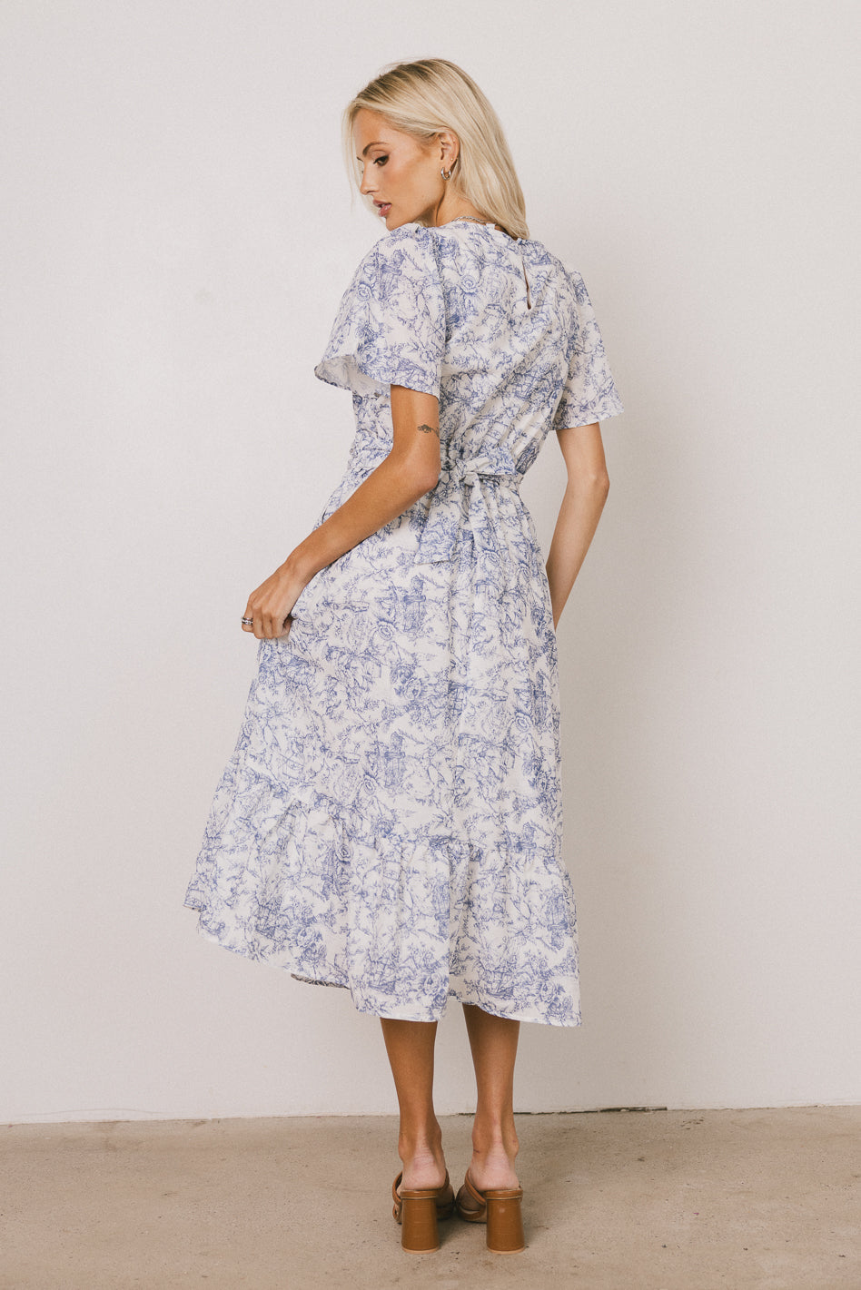 Theresa Floral Midi Dress
