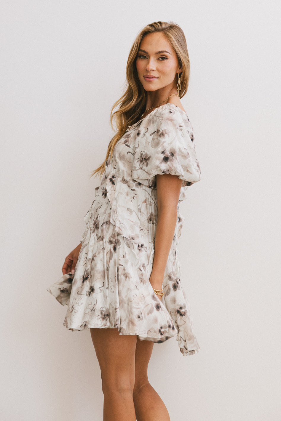 Florence Ruffled Mini Dress