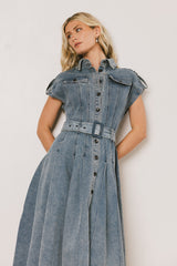 Walter Denim Midi Dress