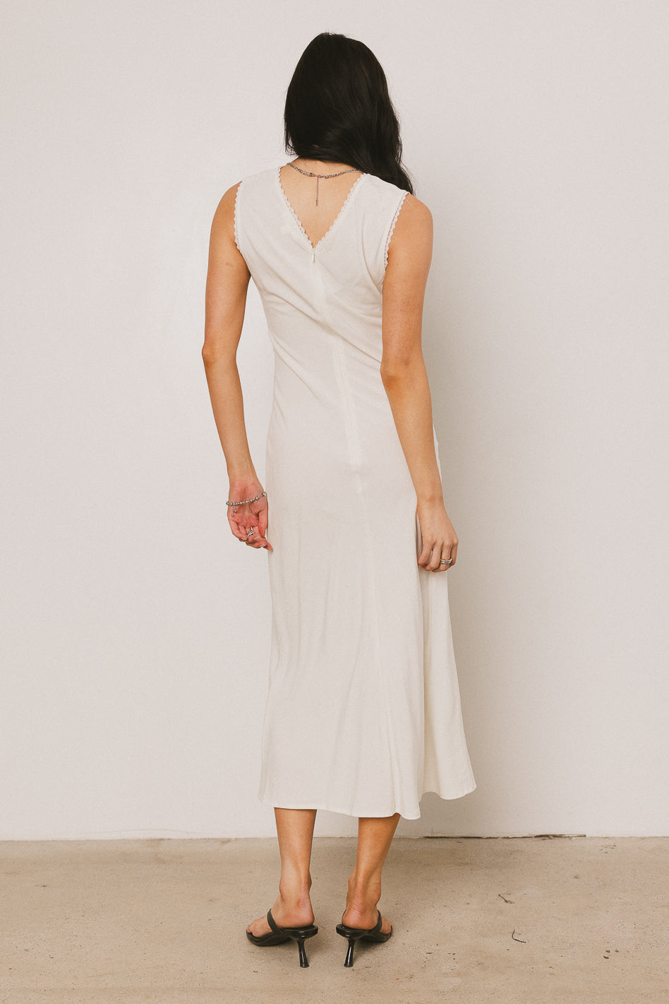 Angela Maxi Dress in Cream