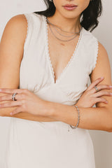 Angela Maxi Dress in Cream