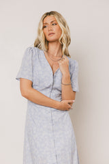 Kade Floral Midi Dress in Blue - FINAL SALE