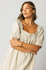 Drew Striped Babydoll Dress