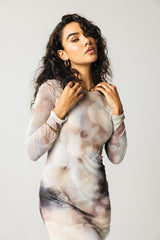 Jamie Watercolor Bodycon Dress