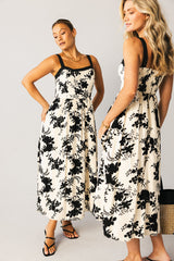 Zora Floral Midi Dress