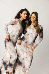 Jamie Watercolor Bodycon Dress