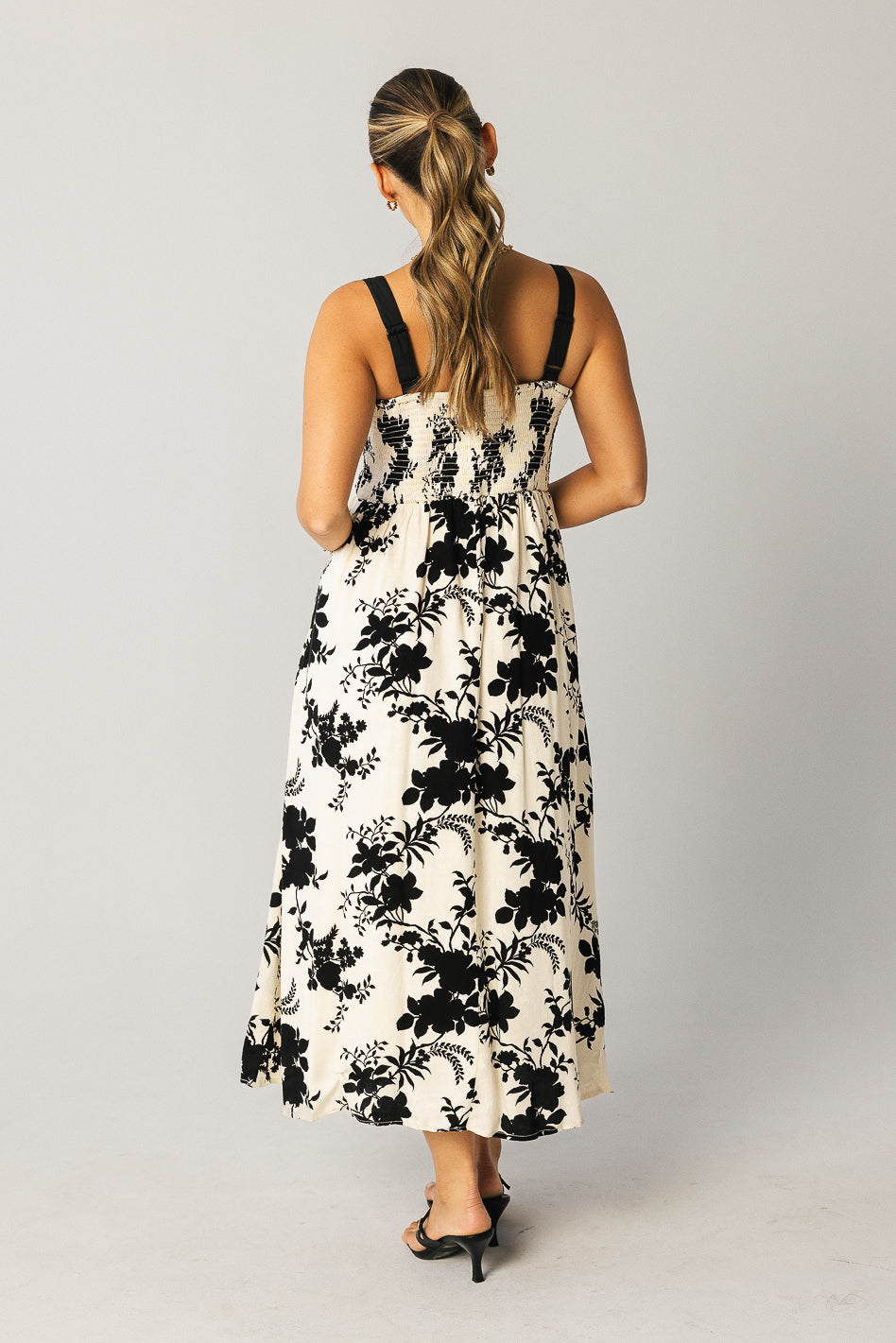 Zora Floral Midi Dress