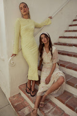 Bell Ruffle Maxi Dress