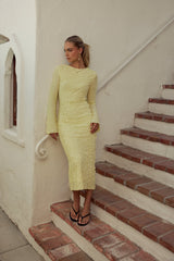 Bell Ruffle Maxi Dress