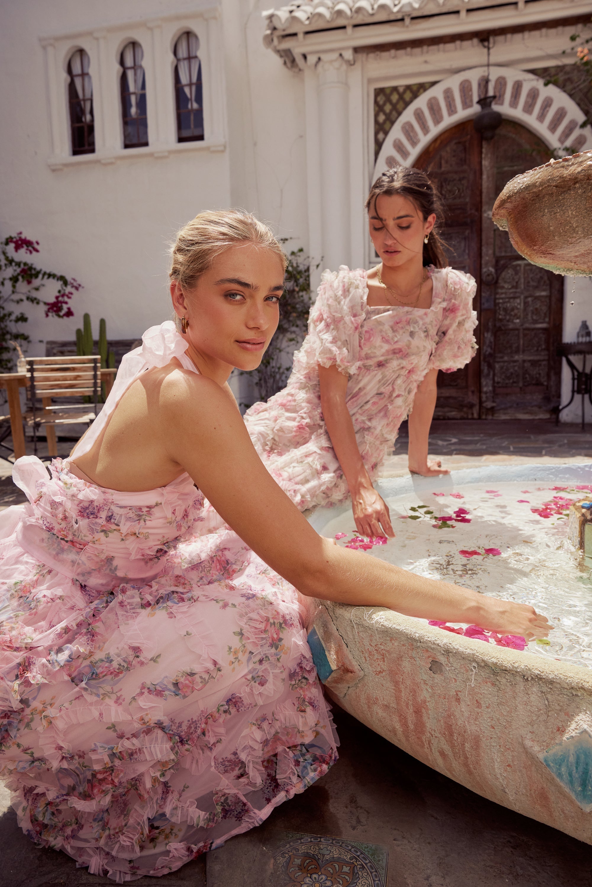 Brynn Ruffle Midi Dress