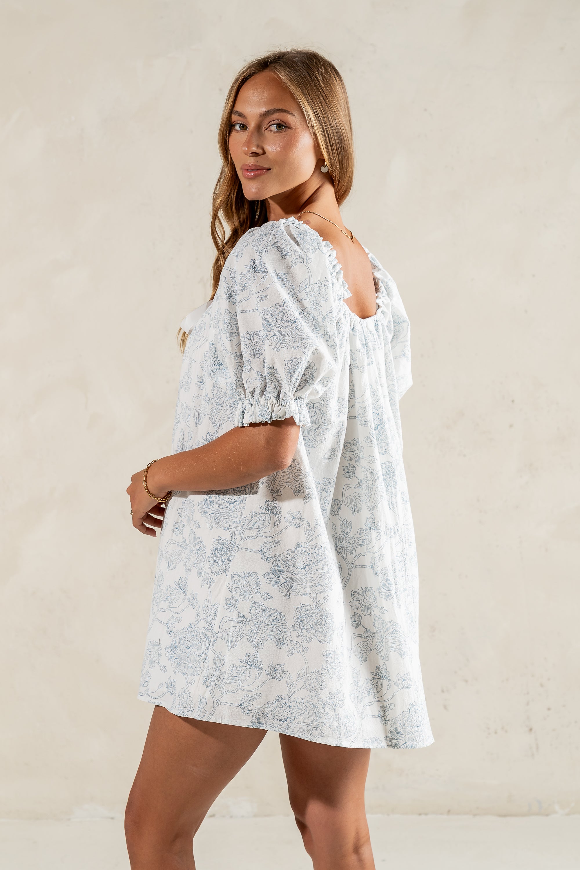 Rowan Floral Babydoll Dress