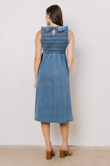 Fallon Denim Midi Dress
