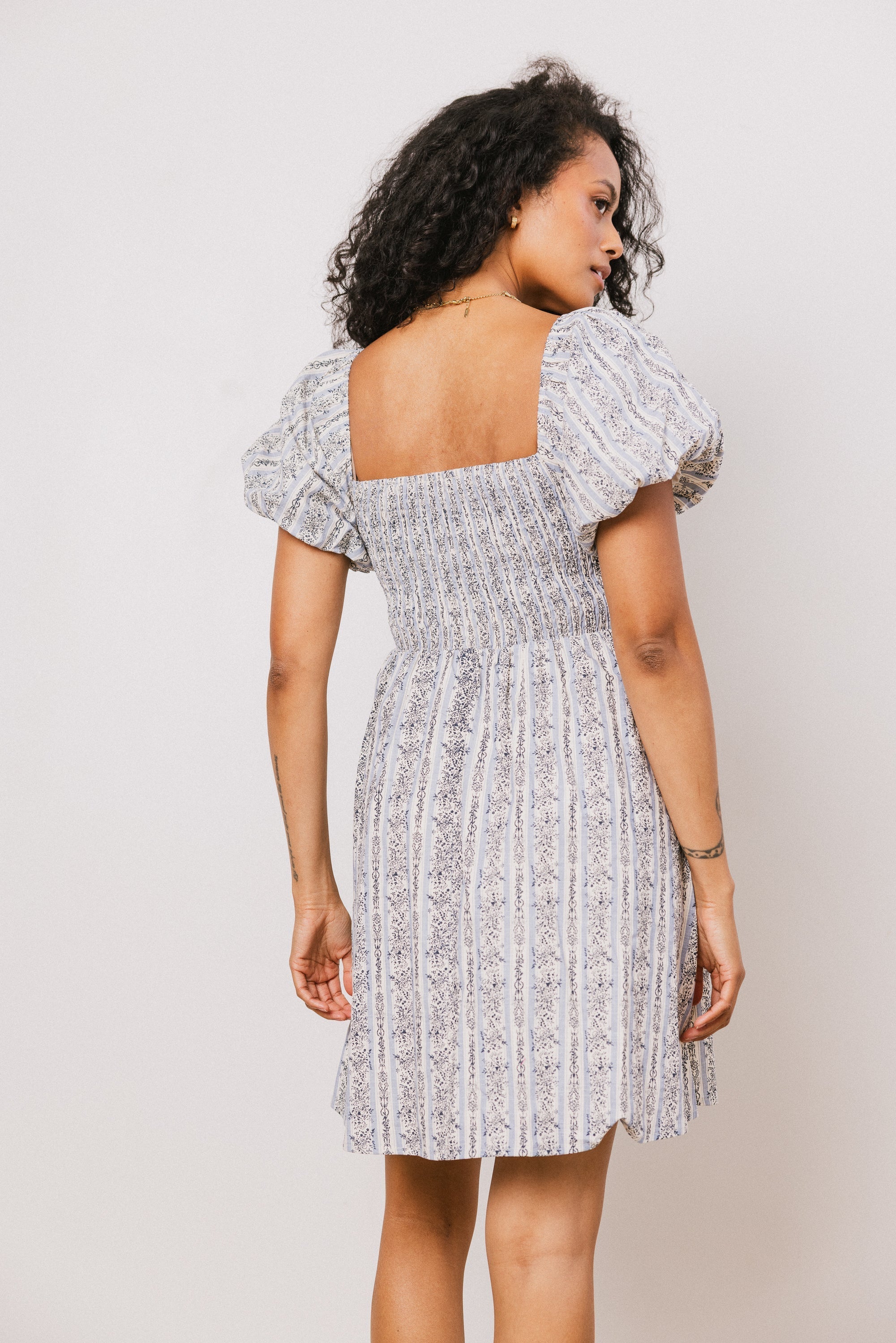 Arlet Smocked Mini Dress