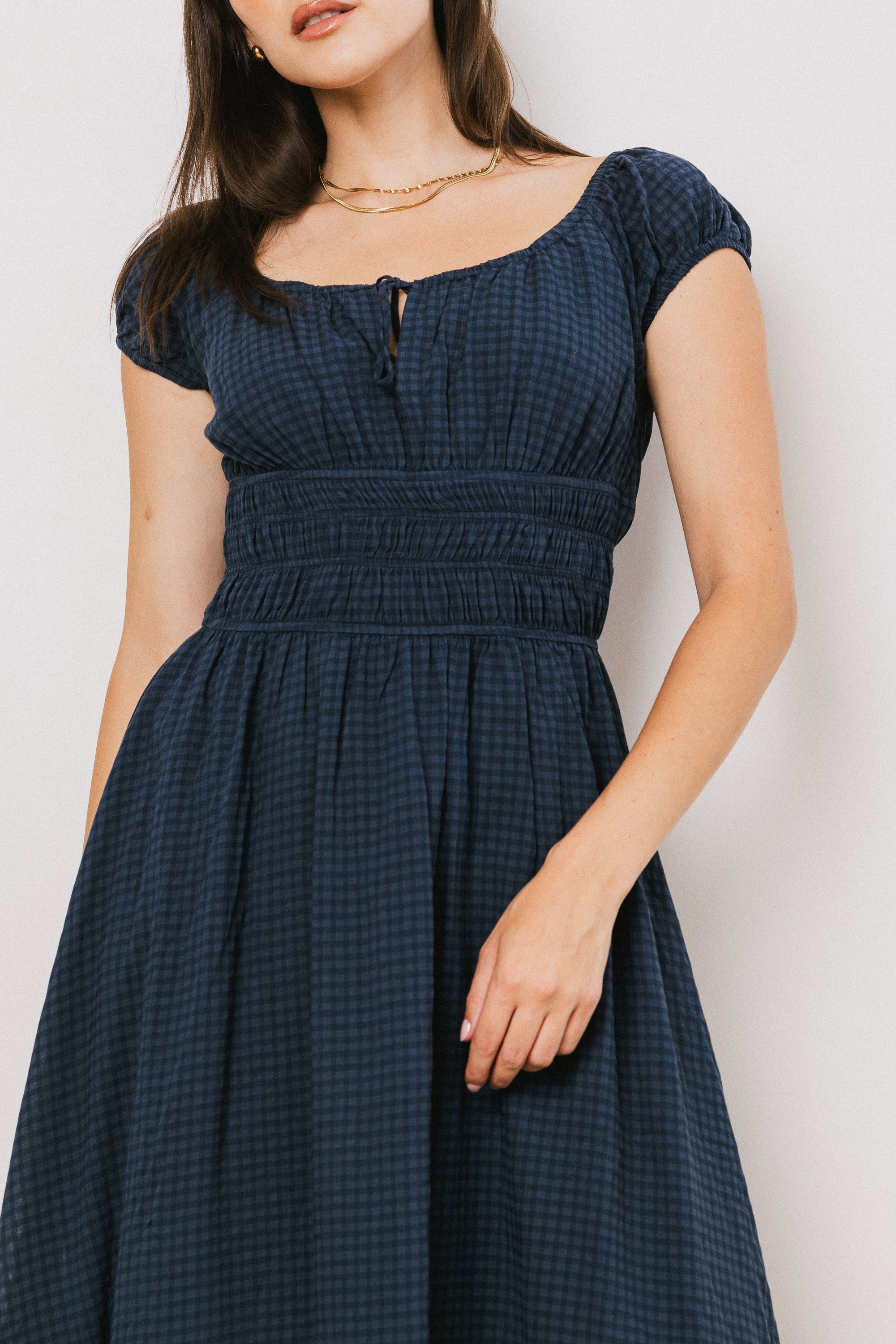 Kimber Plaid Midi Dress