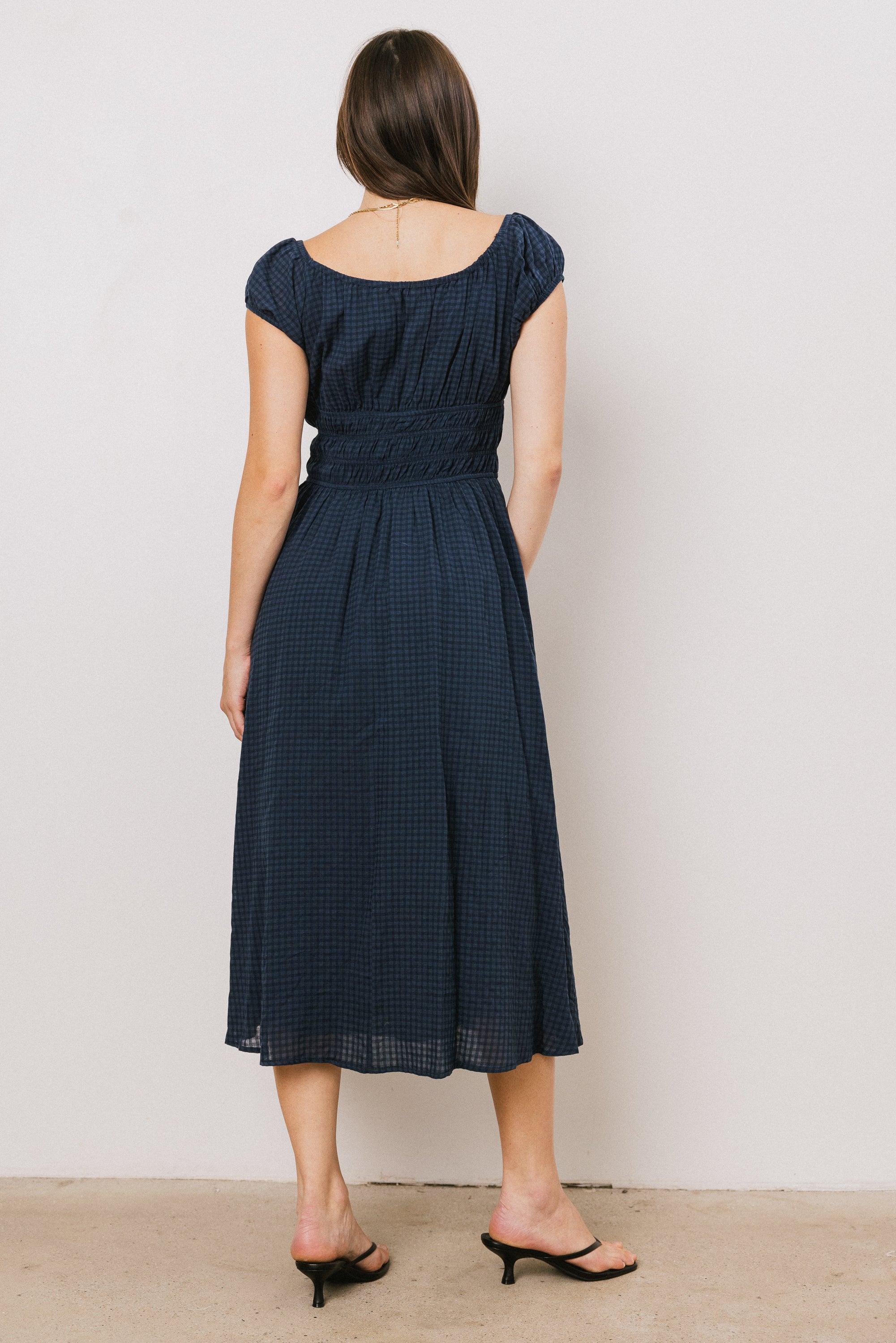 Kimber Plaid Midi Dress