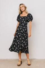 Aubree Floral Midi Dress