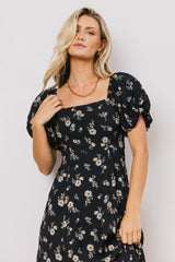 Aubree Floral Midi Dress