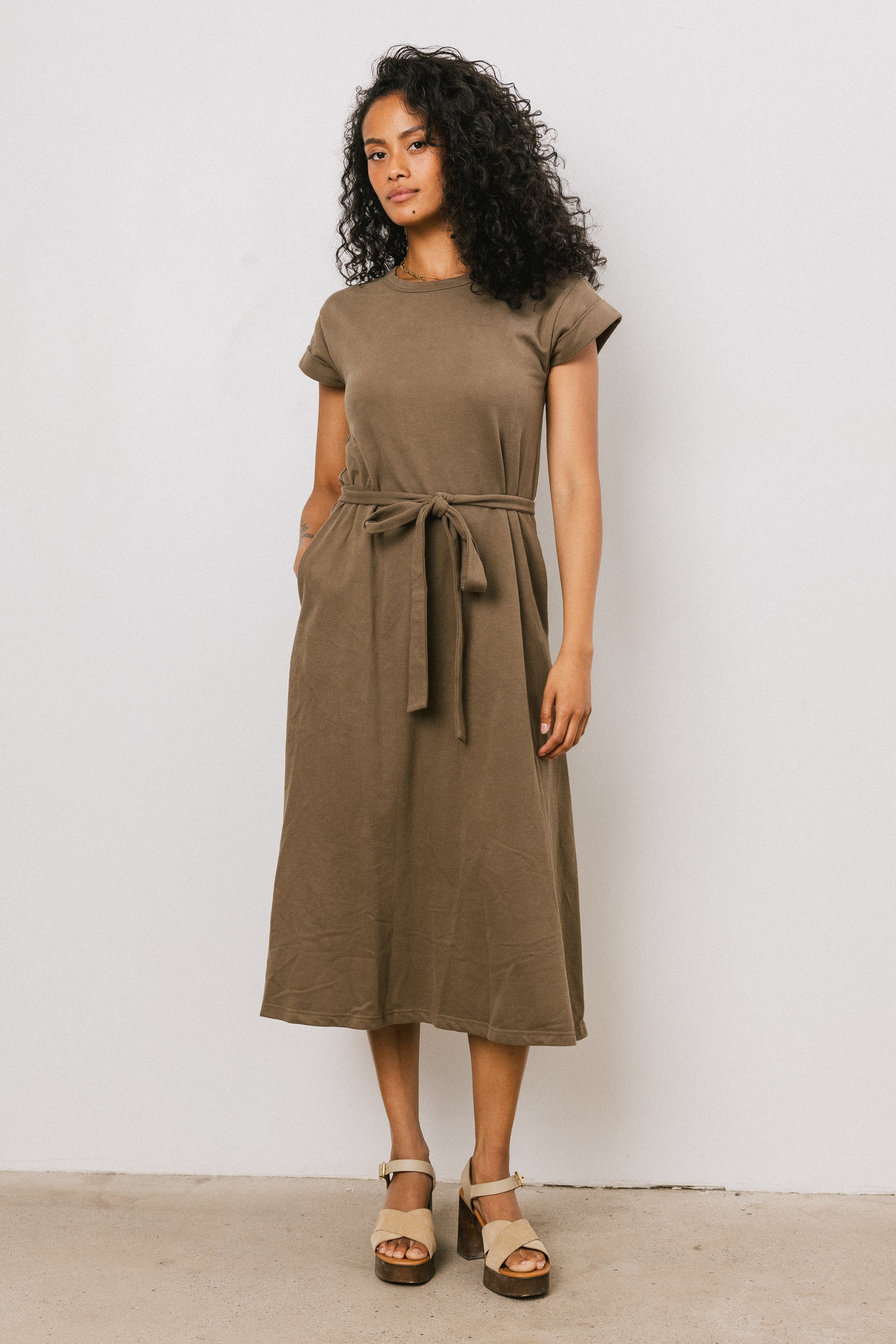 Saxton Maxi Dress in Olive